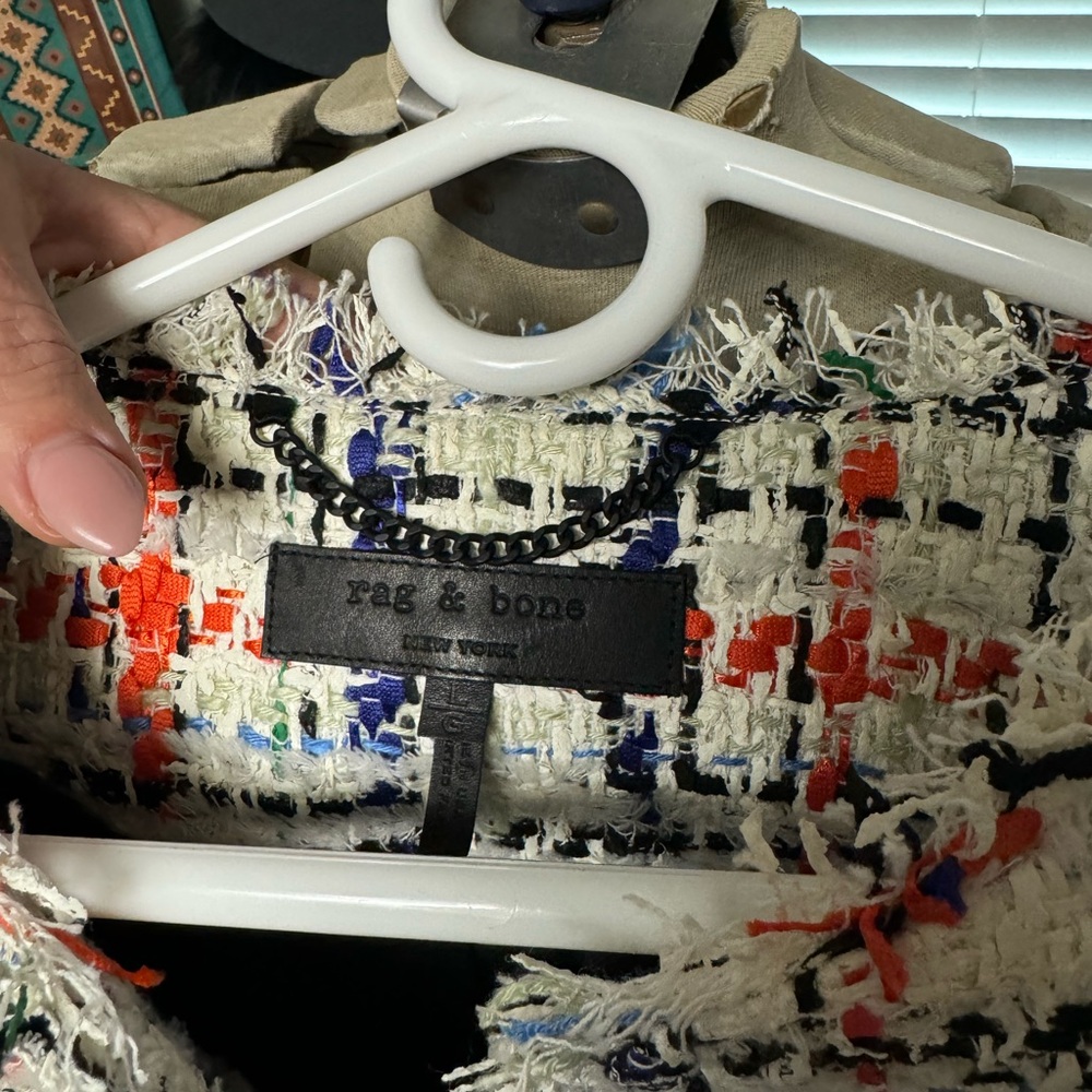 Rag And Bone Otis Tweed Jacket Size Large Euc - image 8